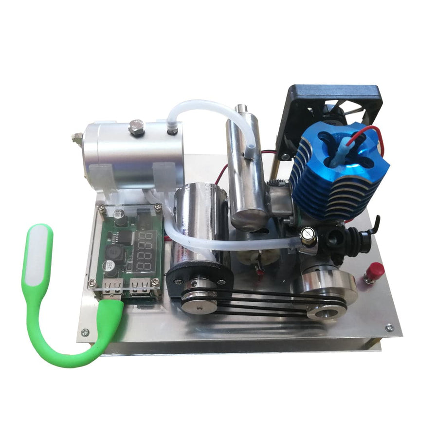 Stirlingkit Custom Aircooled VX 18 Single Cylinder Two Stroke Gasoline Engine Generator One Key Electric Start