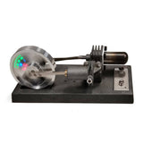 Stirlingkit Custom Assembly γ-Type DIY Luminous Flywheel Stirling Engine Kit Experiment Toy, view 4
