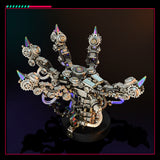 Stirlingkit Cyberpunk Dragon Claw Lamp Metal Model Kits for Adults 1000+pcs, view 2