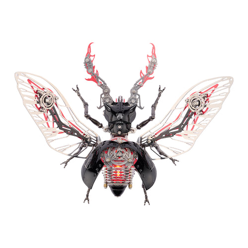 Stirlingkit Cyberpunk Stag Beetle Model 3D DIY Metal Model Kit High End Gifts 317PCS