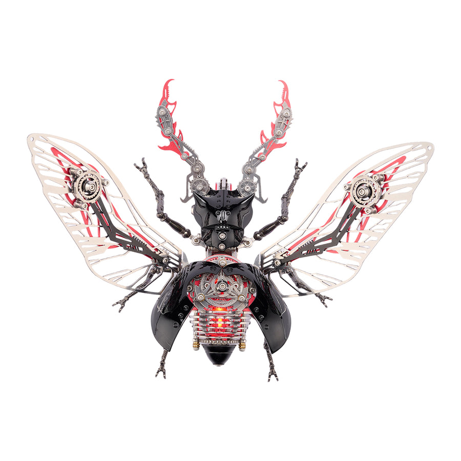 Stirlingkit Cyberpunk Stag Beetle Model 3D DIY Metal Model Kit High End Gifts 317PCS