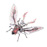 Stirlingkit Cyberpunk Stag Beetle Model 3D DIY Metal Model Kit High End Gifts 317PCS, view 4