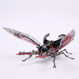 Stirlingkit Cyberpunk Stag Beetle Model 3D DIY Metal Model Kit High End Gifts 317PCS, view 5