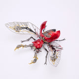 Stirlingkit Cyberpunk Stag Beetle Model 3D DIY Metal Model Kit High End Gifts 317PCS, view 6