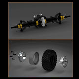 Stirlingkit D1RC 1/18 2.4G 4WD Mini RC Rock Crawler Off-road Vehicle Model Pickup Truck, view 6