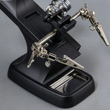 Stirlingkit Desktop Magnifying Glass Station with 3X/4.5X Lenses & Helping Hands, view 3