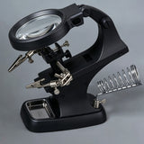 Stirlingkit Desktop Magnifying Glass Station with 3X/4.5X Lenses & Helping Hands, view 5
