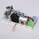 Stirlingkit Desktop Power Station with Single Cylinder Water-Cooled Nitro Engine Generator & Digital Gauge, view 2