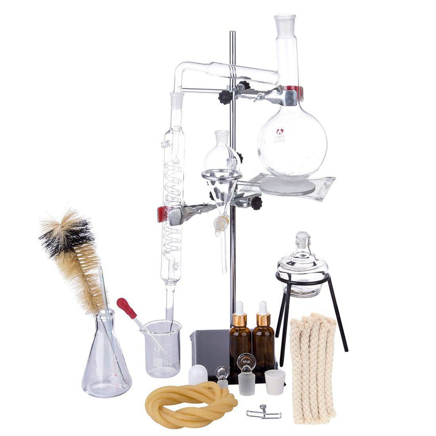 Stirlingkit Distiller Limbeck Glass Distilled Water Device Chemical Teaching Instrument Lab Toy