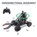 Stirlingkit DIY 14CH 2.4G Alloy Remote Control Robotic Arm Multifunctional Engineering Vehicle Model Kit, view 6