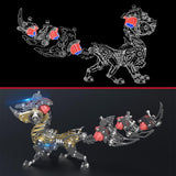 Stirlingkit DIY 3D Metal Linglong Fox Model Building Kits for Adults, view 2