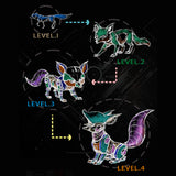 Stirlingkit DIY 3D Metal Linglong Fox Model Building Kits for Adults, view 3