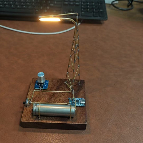 Stirlingkit DIY Edison-Style Street Light Lamp from Copper Wire Circuit Sculpture Kits