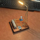 Stirlingkit DIY Edison-Style Street Light Lamp from Copper Wire Circuit Sculpture Kits, view 2
