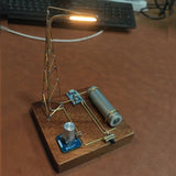 Stirlingkit DIY Edison-Style Street Light Lamp from Copper Wire Circuit Sculpture Kits, view 5