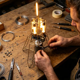 Stirlingkit DIY Lunar Lander Satellite Desk Lamp Circuit Sculpture, view 5