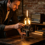 Stirlingkit DIY Lunar Lander Satellite Desk Lamp Circuit Sculpture, view 6