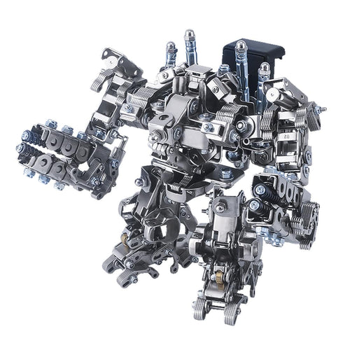 Stirlingkit DIY Metal Assembly Creative Humanoid Mecha Warrior Educational Toy Gift