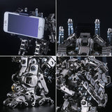 Stirlingkit DIY Metal Assembly Creative Humanoid Mecha Warrior Educational Toy Gift, view 5