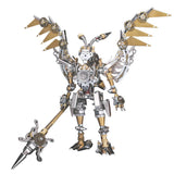 Stirlingkit DIY Metal Mechanical Mech Soldier 3D Model Assembly Kit Puzzle Gift, view 4