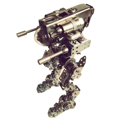 Stirlingkit DIY Metal Mechanical Robot Assembly Model Home Decoration Ornaments