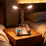 Stirlingkit DIY Mini Dual-Head Edison LED Street Lamp Circuit Sculpture, view 2