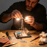 Stirlingkit DIY Mini Dual-Head Edison LED Street Lamp Circuit Sculpture, view 6