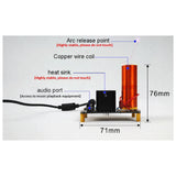 Stirlingkit DIY Mini Musical Plasma Tesla Coil Kit with 24V Power Supply, view 5