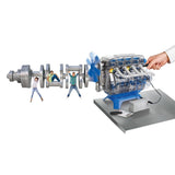 Stirlingkit DIY Model Engine Kit Toy Mechanic Four Cycle Internal Combustion Assembly Construction, view 2