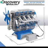 Stirlingkit DIY Model Engine Kit Toy Mechanic Four Cycle Internal Combustion Assembly Construction, view 5