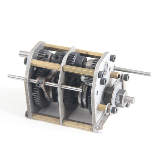 Stirlingkit DIY Modified Four Gear Box Assembly Accessories for Methanol Engine RC Car Model