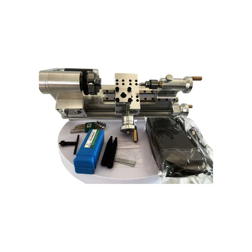 Stirlingkit DIY Multi-Functional Mini Alloy Desktop Lathe for Model Engine Hobbyists