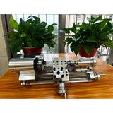 Stirlingkit DIY Multi-Functional Mini Alloy Desktop Lathe for Model Engine Hobbyists, view 2