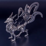 Stirlingkit DIY Stainless Steel 3D Large Nine-tailed Fox Model Kit Assembly Crafts, view 3