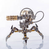 Stirlingkit DIY Stainless Steel 3D Magnetic Chaser Mecha Model Kit without Speaker for Home Decor, view 3