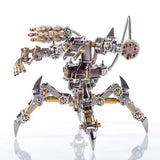 Stirlingkit DIY Stainless Steel 3D Magnetic Chaser Mecha Model Kit without Speaker for Home Decor, view 4