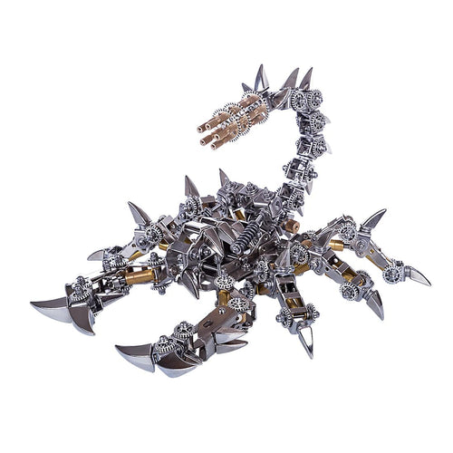 Stirlingkit DIY Stainless Steel Mechanical War Scorpion 3D Assembled Exquisite Gift
