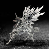 Stirlingkit DIY Stainless Steel Metal Puzzle Model Kit 3D Assembly Crafts - Large Unicorn, view 2