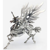 Stirlingkit DIY Stainless Steel Metal Puzzle Model Kit 3D Assembly Crafts - Large Unicorn, view 3