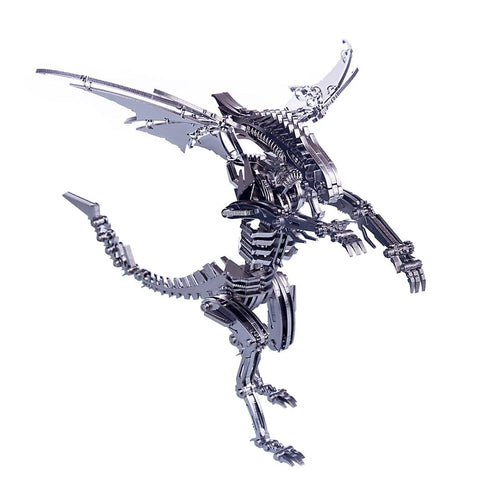 Stirlingkit DIY Stainless Steel Metal Puzzle Model Kit Assembly Crafts - Winged Beast