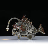 Stirlingkit DIY Steampunk Style Metal Anglerfish Model Kits 1000Pcs+, view 2