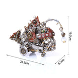 Stirlingkit DIY Steampunk Style Metal Anglerfish Model Kits 1000Pcs+, view 3