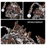 Stirlingkit DIY Steampunk Style Metal Anglerfish Model Kits 1000Pcs+, view 4