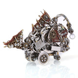 Stirlingkit DIY Steampunk Style Metal Anglerfish Model Kits 1000Pcs+, view 5