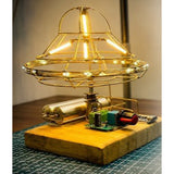 Stirlingkit DIY UFO Flying Saucer Desk Lamp Circuit Sculpture, view 2