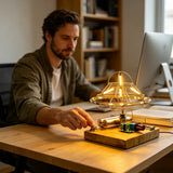 Stirlingkit DIY UFO Flying Saucer Desk Lamp Circuit Sculpture, view 4