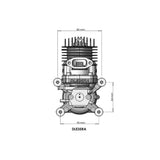 Stirlingkit Dle Engines DLE-35RA 35cc Electronically Ignited Rear Exhaust Gasoline RC Aircraft Engine with Muffler for Gas Model Planes, view 5