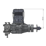Stirlingkit DLE20 20CC Gas Airplane Engine Single Cylinder Two Stroke Aircraft Engine for RC Model Planes, view 6