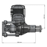 Stirlingkit DLE85 85CC Gasoline Engine Single-cylinder Two Stroke Aircraft Engine for RC Model Planes, view 2