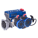 Stirlingkit Double-cylinder 60cc Inline Gasoline Engine for 1/5 RC Car HPI BAJA LOSI 5T, view 6